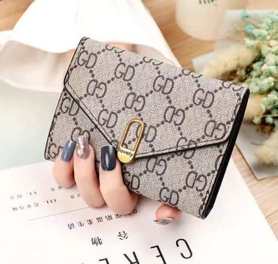 Stylish Women's Trifold PU Leather Wallet – Slim, Pocket-Friendly