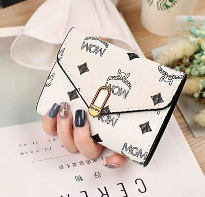 Stylish Women's Trifold PU Leather Wallet – Slim, Pocket-Friendly