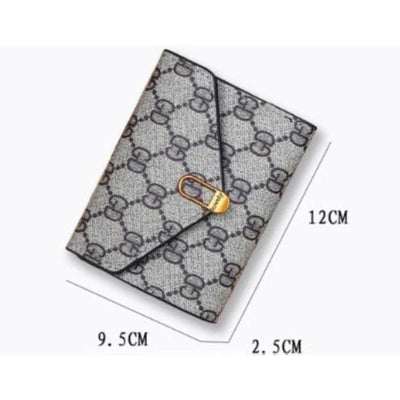 Stylish Women's Trifold PU Leather Wallet – Slim, Pocket-Friendly
